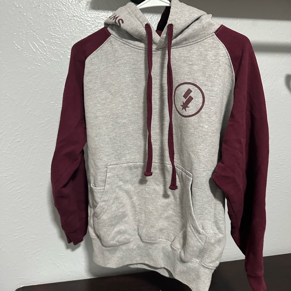 Switchfoot Maroon Raglan Pullover Hoodie
